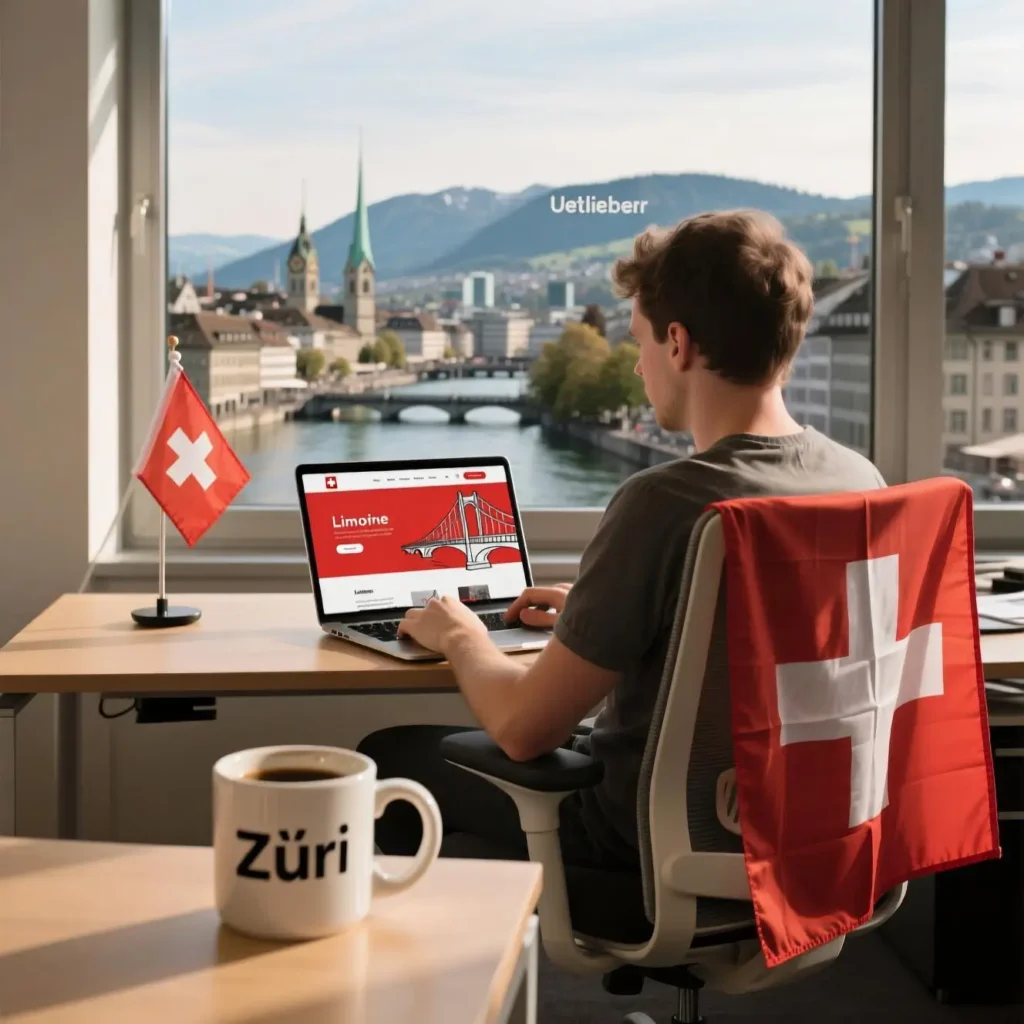 Webentwickler programmiert individuelle Website in Zürich mit Schweizer Design