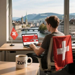 Webentwickler programmiert individuelle Website in Zürich mit Schweizer Design